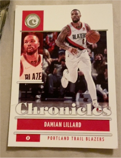 2021-22 Panini Chronicles #11 Damian Lillard — front