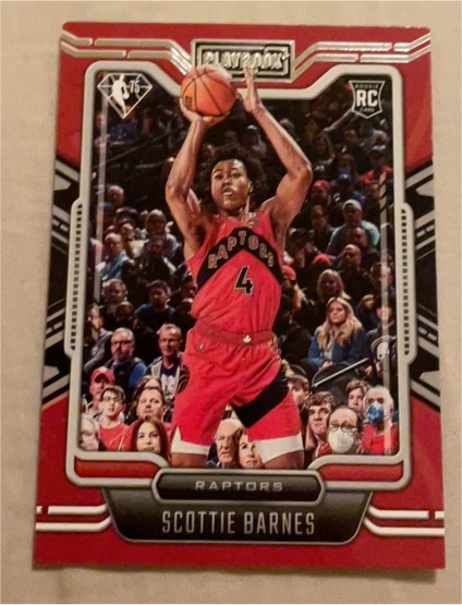 2021-22 Panini Chronicles Playbook #284 Scottie Barnes — front