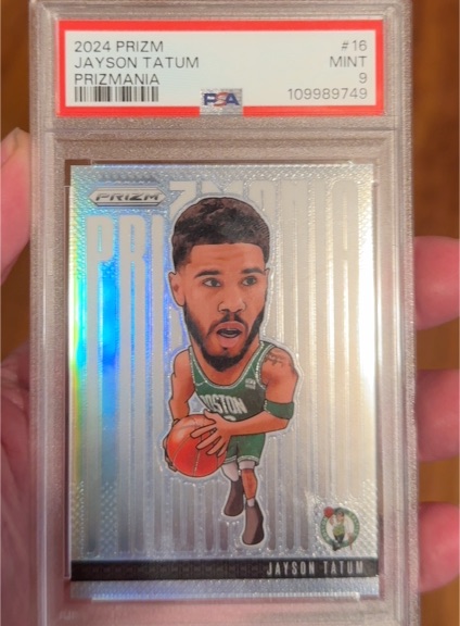 2024 Panini Prizm #16 Jayson Tatum Prizmania — front
