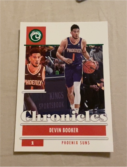 2021-22 Panini Chronicles #14 Devin Booker — front