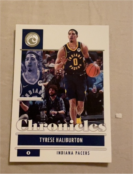 2021-22 Panini Chronicles #17 Tyrese Haliburton — front