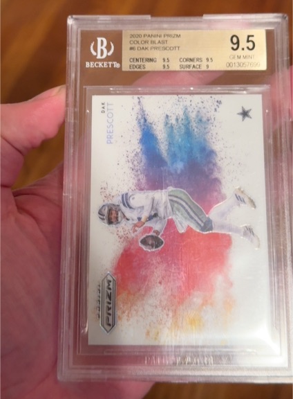 2020 Panini Prizm Color Blast #6 Dak Prescott — front