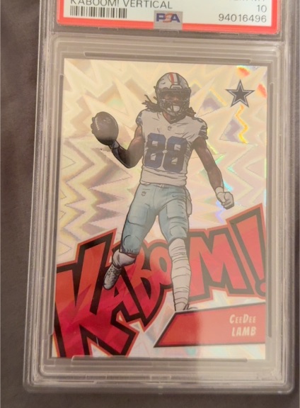 2023 Panini Absolute Kaboom! Vertical #K22 CeeDee Lamb — front