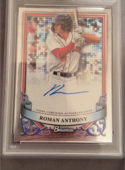 2024 Bowman Sterling #PA-RA Roman Anthony — front