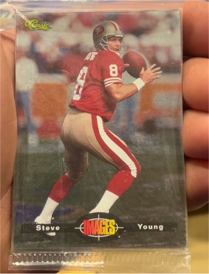 1995 Classic Images #POY1 Steve Young — front