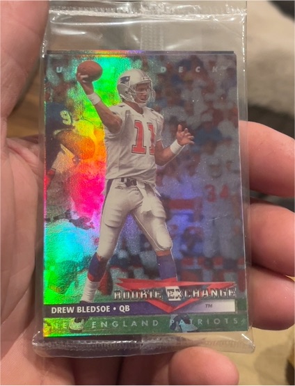 1993 Upper Deck Rookie Exchange #RE2 Drew Bledsoe — front