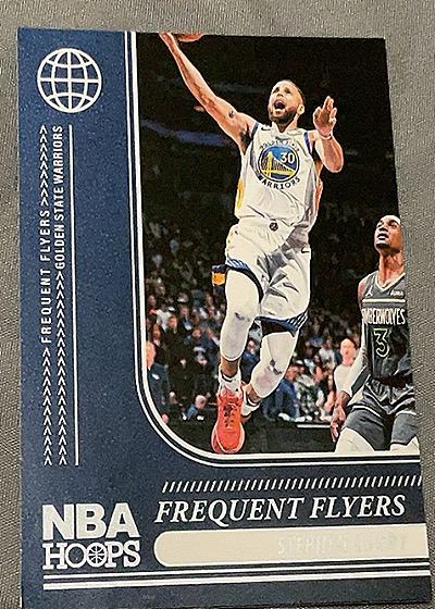 2024-25 Panini NBA Hoops #6 Stephen Curry Frequent Flyers — front
