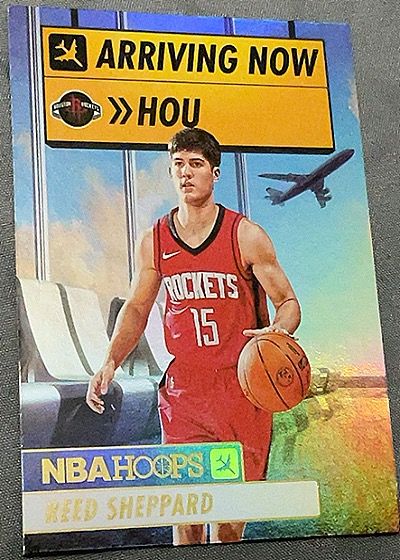 2024-25 Panini NBA Hoops #25 Reed Sheppard — front