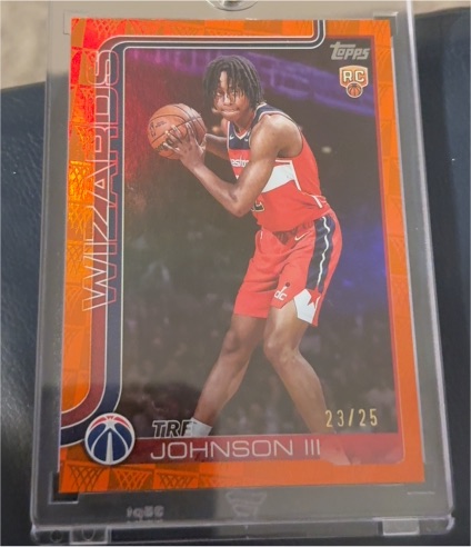 2025-26 Topps Basketball #206 Tre Johnson III — front