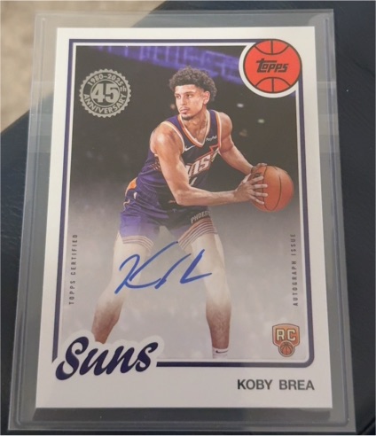 2025-26 Topps Basketball #80BK-84 Koby Brea Rookie Card — front