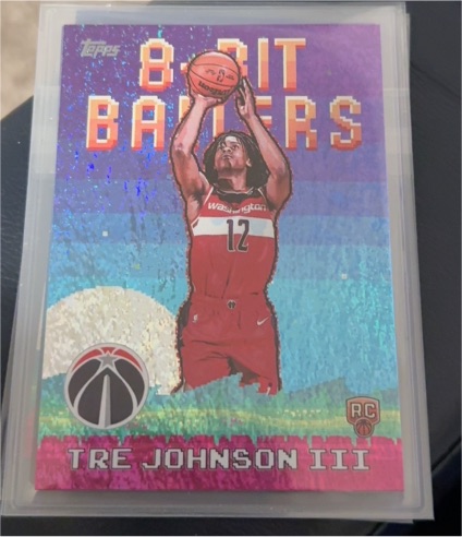 2025-26 Topps Basketball #8B-36 Tre Johnson III 8-Bit Ballers — front
