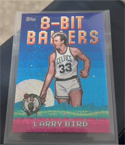2025-26 Topps Basketball 8-Bit Ballers #8B-25 Larry Bird — front