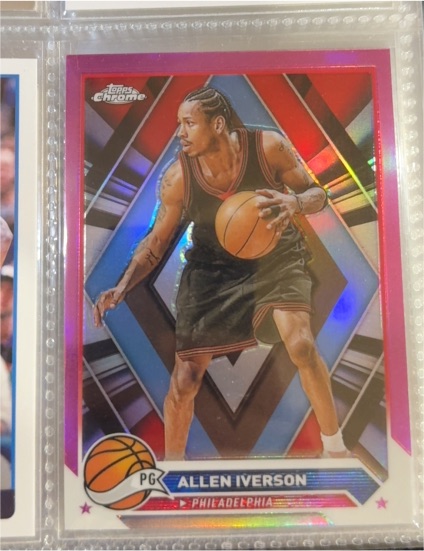 2023-24 Topps Chrome #66 Allen Iverson — front