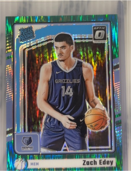 2024-25 Donruss Optic #288 Zach Edey Rated Rookie — front