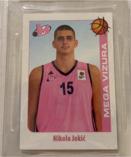 2014 School Shop ABA Liga #129 Nikola Jokić — front