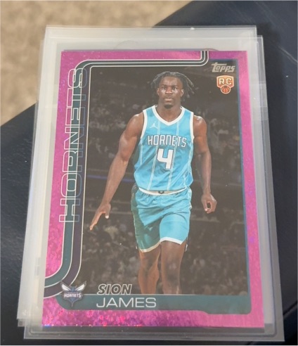 2025 Topps Basketball #233 Sion James — front