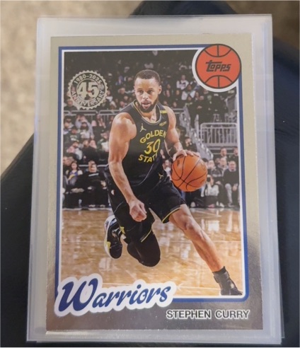 2025 Topps 45th Anniversary #80BK-89 Stephen Curry — front