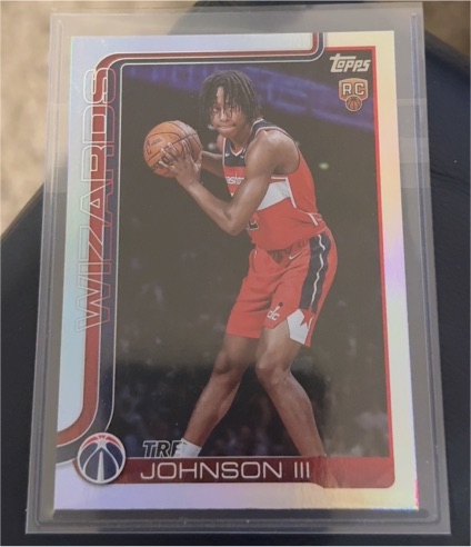 2025-26 Topps #206 Tre Johnson III — front