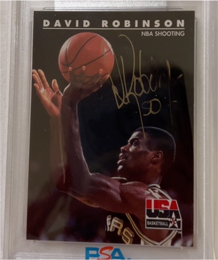 1992 SkyBox USA #80 David Robinson — front