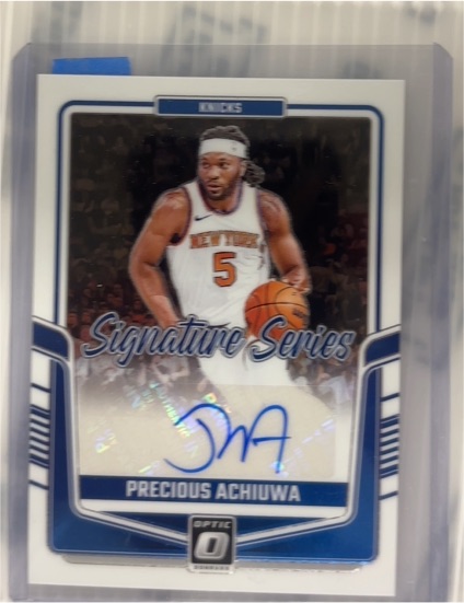 2024-25 Panini Donruss Optic #SS-PRE Precious Achiuwa Signature Series Auto — front