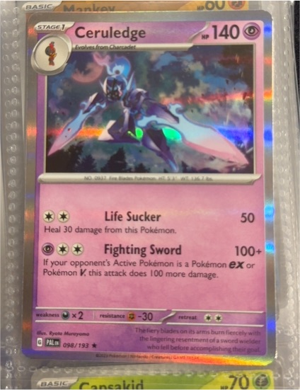 2023 Pokémon TCG Paldea Evolved #098 Ceruledge — front