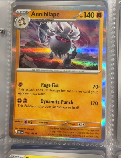 2023 Pokémon Scarlet & Violet #109 Annihilape — front