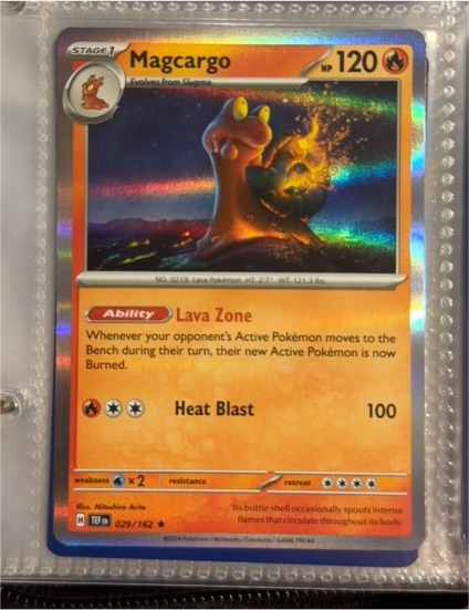 2024 Pokémon SV05: Temporal Forces #029 Magcargo — front