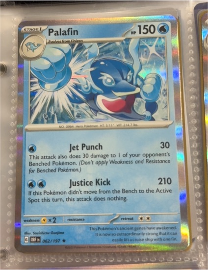 2023 Pokémon TCG SV03 Obsidian Flames #062 Palafin — front