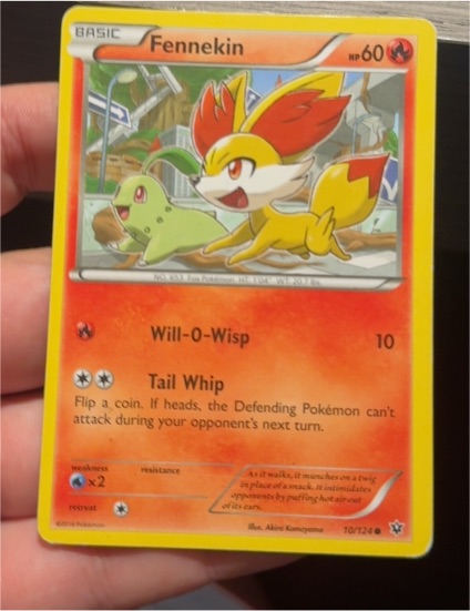 2016 Pokémon XY Fates Collide #10 Fennekin — front