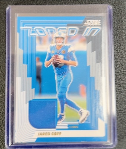 2025 Panini Score Zoned In #ZON-37 Jared Goff — front