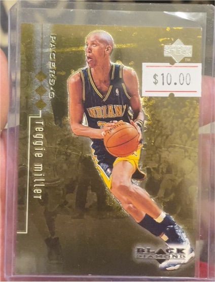 1998-99 Upper Deck Black Diamond #42 Reggie Miller — front
