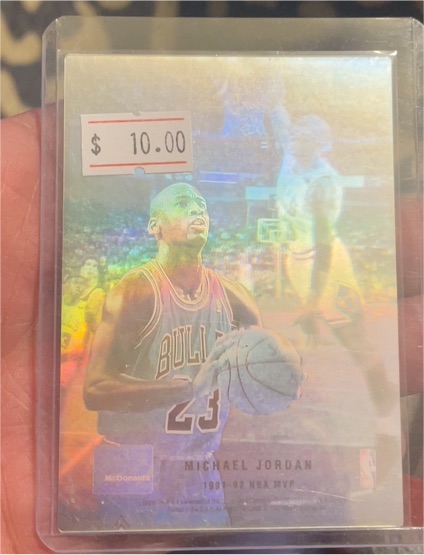 1991 Upper Deck McDonald's #MVP Michael Jordan — front