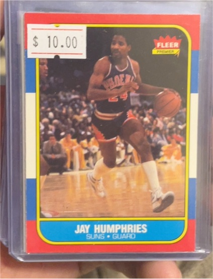 1986 Fleer #49 Jay Humphries — front