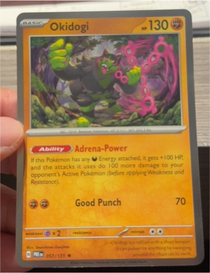 2024 Pokémon SV: Prismatic Evolutions #057 Okidogi — front