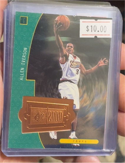 1998 Upper Deck SPx Finite #163 Allen Iverson — front
