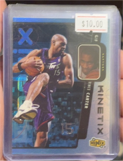 1998-99 Upper Deck Ionix Kinetix #K7 Vince Carter — front