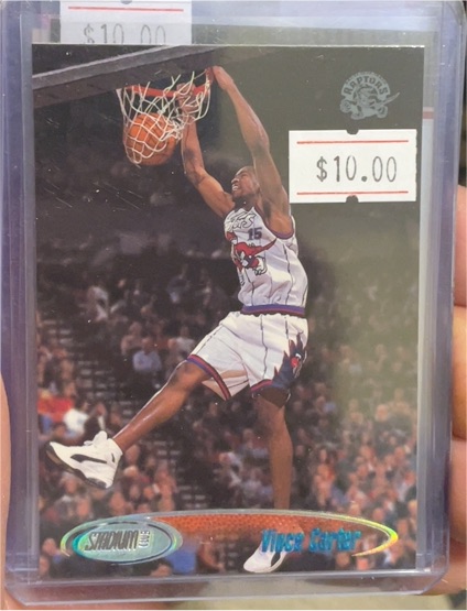 1998-99 Topps Stadium Club #198 Vince Carter — front