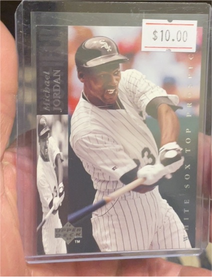 1994 Upper Deck #MJ23 Michael Jordan White Sox Top Prospects — front