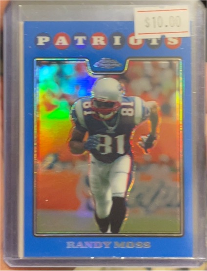 2008 Topps Chrome #TC81 Randy Moss — front
