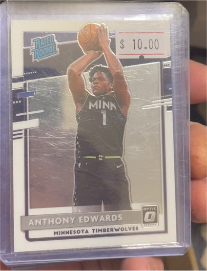 2020-21 Panini Donruss Optic #151 Anthony Edwards — front