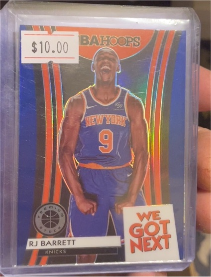 2019-20 Panini NBA Hoops Premium Stock #1 RJ Barrett We Got Next Rookie — front