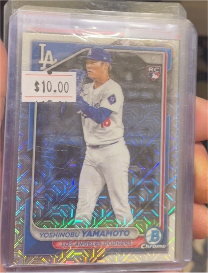 2024 Bowman Chrome #73 Yoshinobu Yamamoto — front