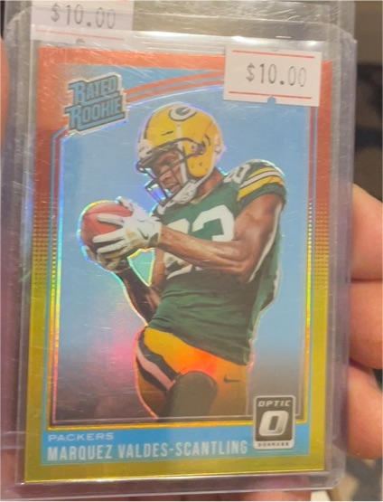 2018 Donruss Optic #186 Marquez Valdes-Scantling — front