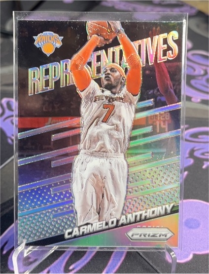 2014-15 Panini Prizm Representatives #4 Carmelo Anthony — front