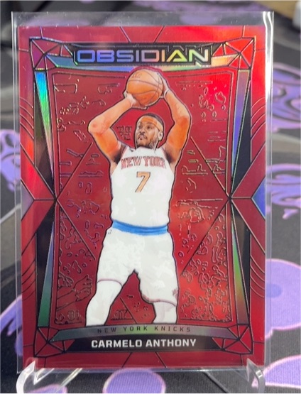 2023-24 Panini Obsidian #190 Carmelo Anthony — front