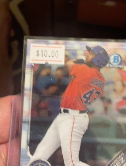 2019 Bowman Chrome #123 Yordan Alvarez — front
