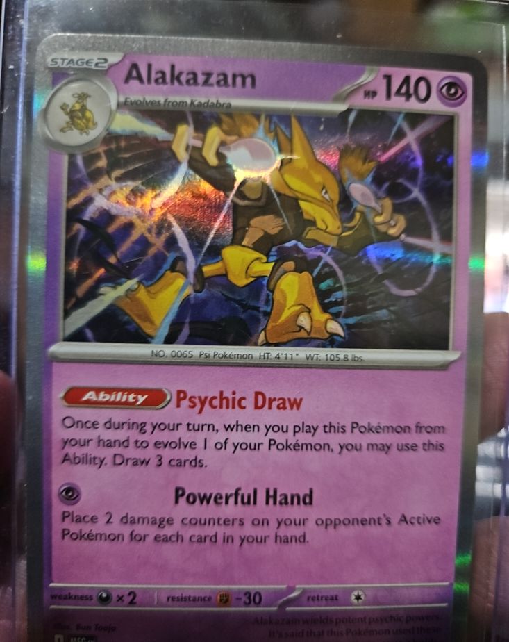 2014 Pokémon ME01: Mega Evolution #56 Alakazam — front