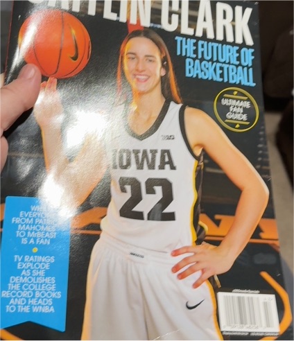2024 Caitlin Clark Future Of Basketball Magazine — front