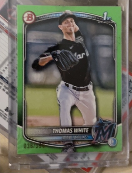 2025 Bowman #BP-69 Thomas White — front