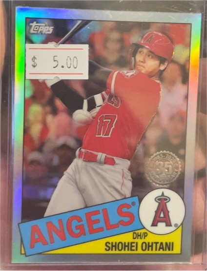 2020 Topps Chrome #85TC-7 Shohei Ohtani 1985 Topps Baseball — front